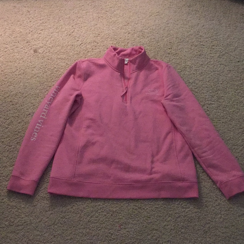 Women’s Vineyard Vine Pink Quarter Zip
